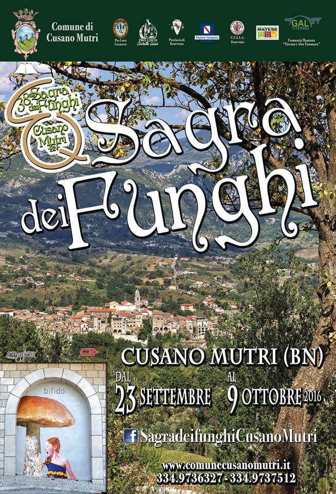 38ª Edizione della sagra dei funghi porcini – CUSANO MUTRI (Benevento) 38ª Edizione della sagra dei funghi porcini – CUSANO MUTRI (Benevento)